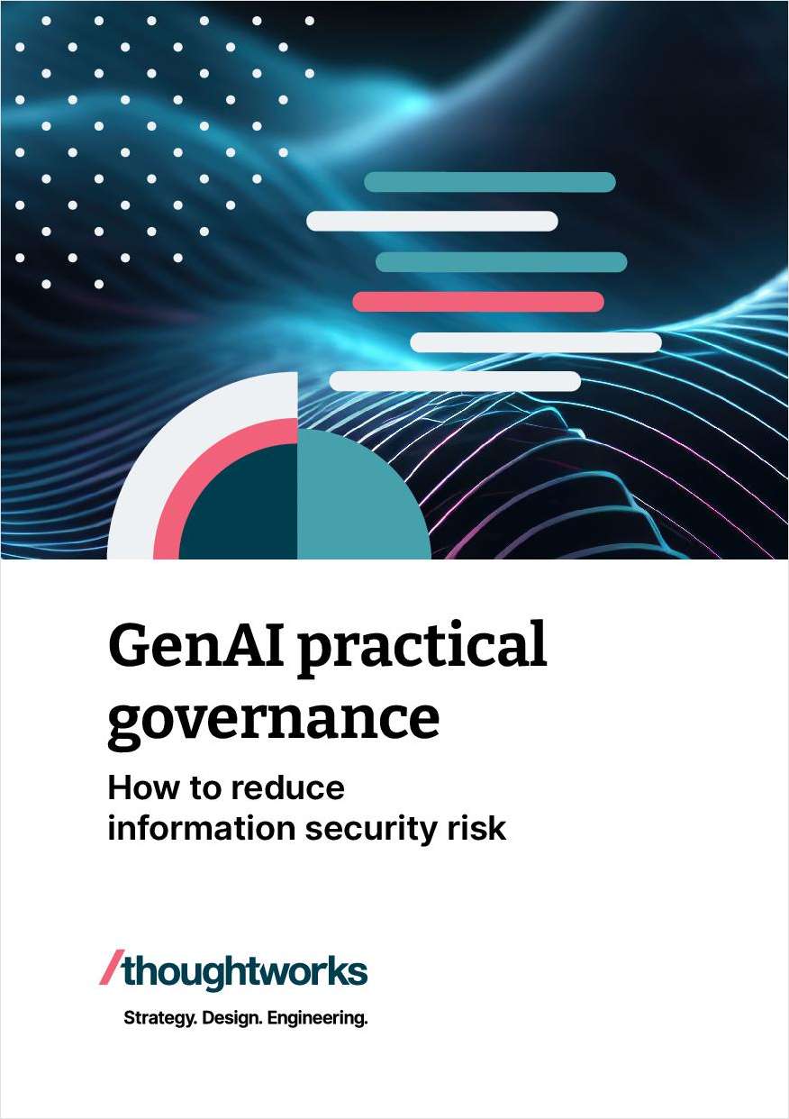 Generative AI governance: How to reduce information security risks