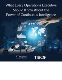 What Operations Executives Should Know About Continuous Intelligence