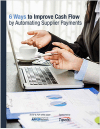 6 Ways to Improve Cash Flow by Automating Supplier Payments