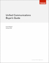 Unified Communications Buyer's Guide and Comparison Guide