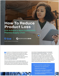 How To Achieve a More Sustainable Pharma Supply Chain by Reducing Product Loss