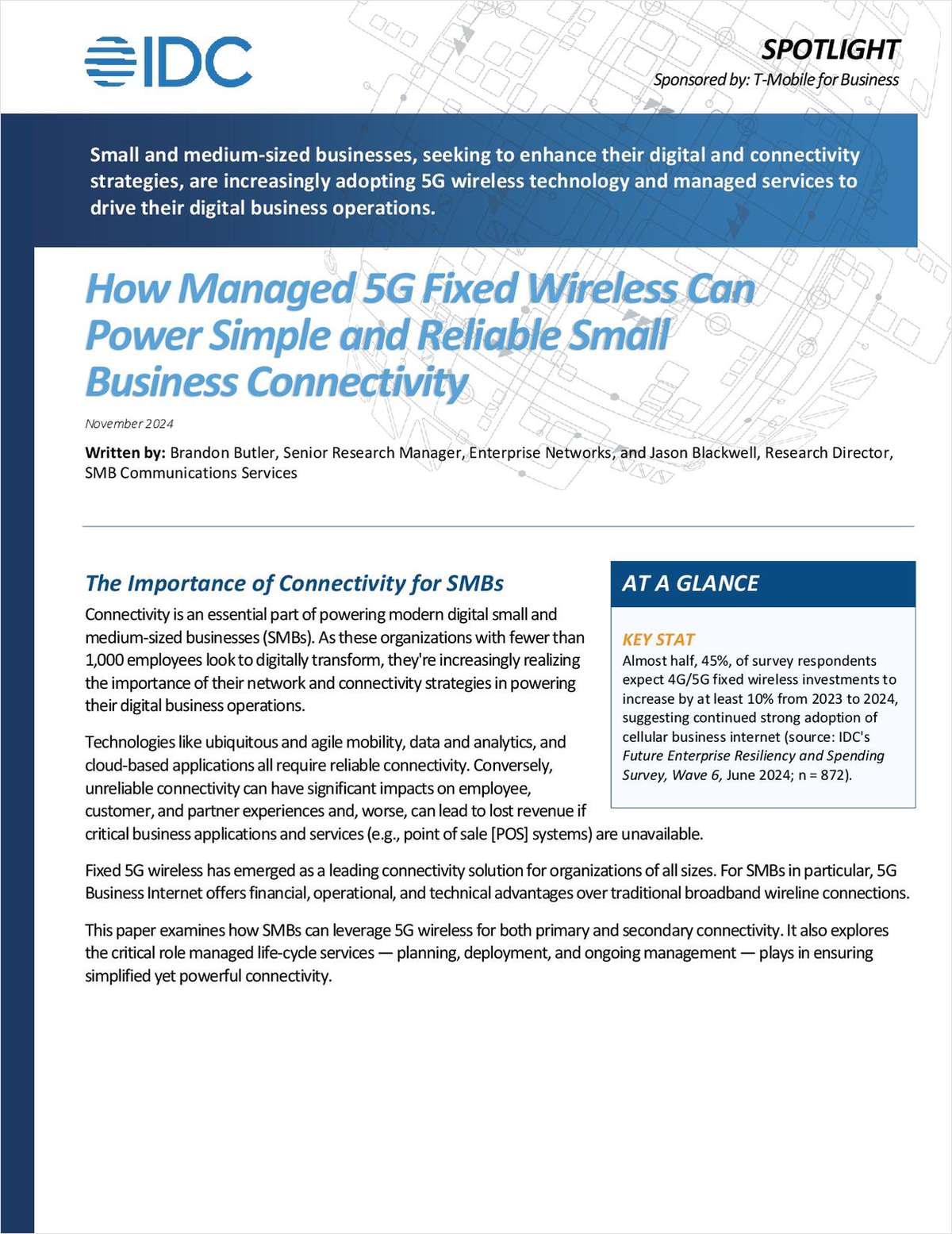 How Managed 5G Fixed Wireless Can Power Simple and Reliable Small Business Connectivity
