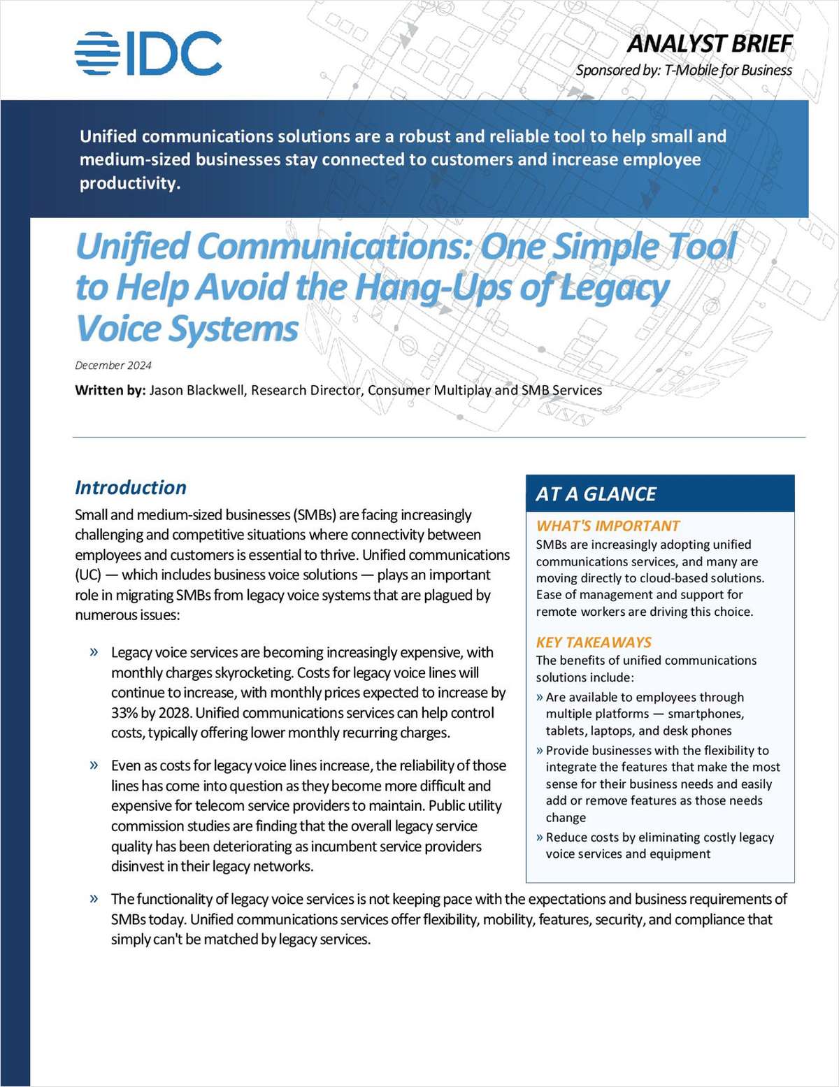 Unified Communications: One Simple Tool to Help Avoid the Hang-Ups of Legacy Voice Systems