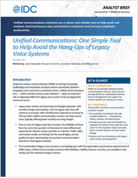 Unified Communications: One Simple Tool to Help Avoid the Hang-Ups of Legacy Voice Systems