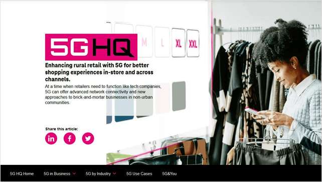 Powering a modern shopping experience with 5G