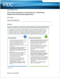The Critical Importance of Connectivity in Delivering Experience-Orchestrated Applications