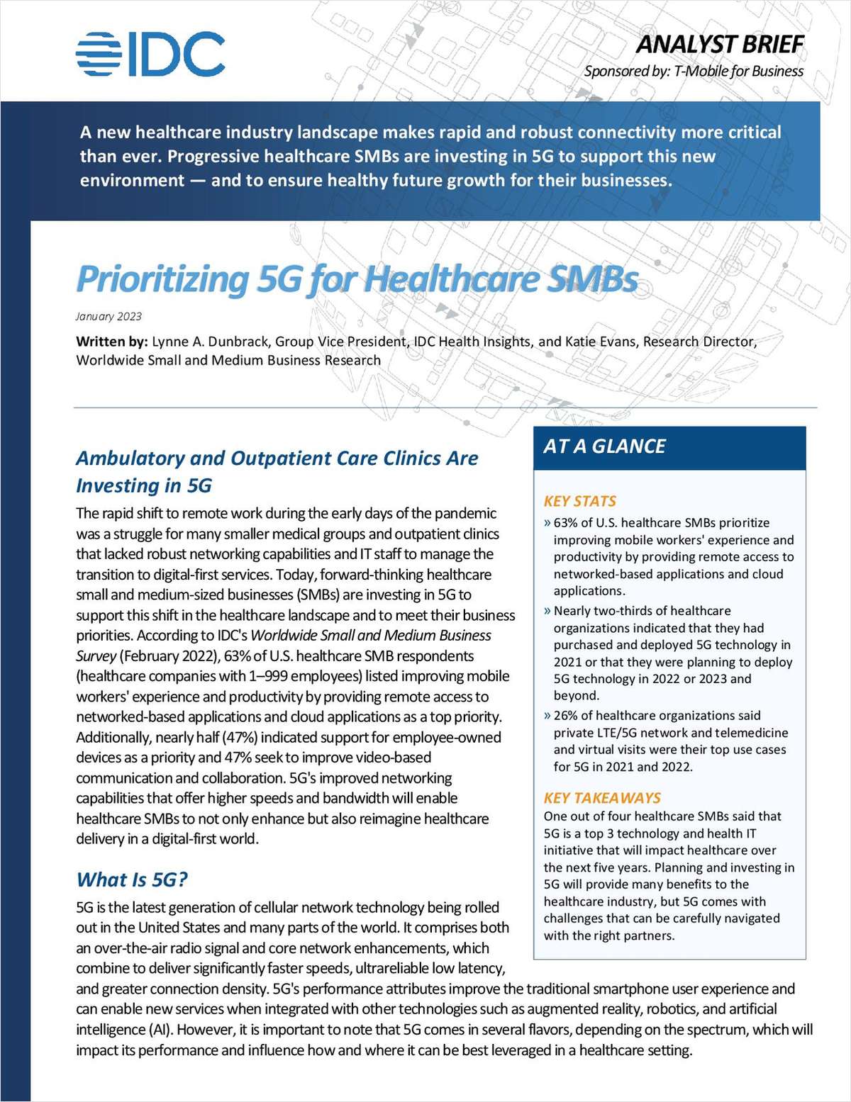 Prioritizing 5G for Healthcare SMBs