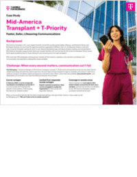 Medical Services Case Study: Providing Faster, Safer, Lifesaving Communications with T-Priority