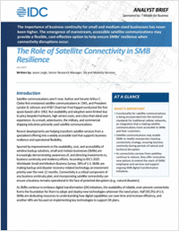 The Role of Satellite Connectivity in SMB Resilience