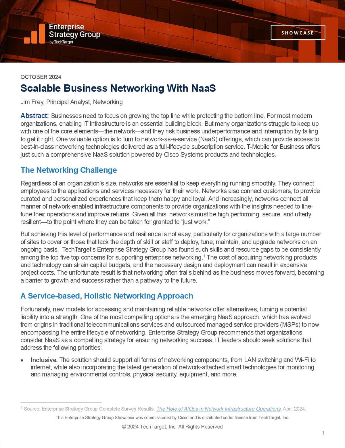 Scalable Business Networking With NaaS