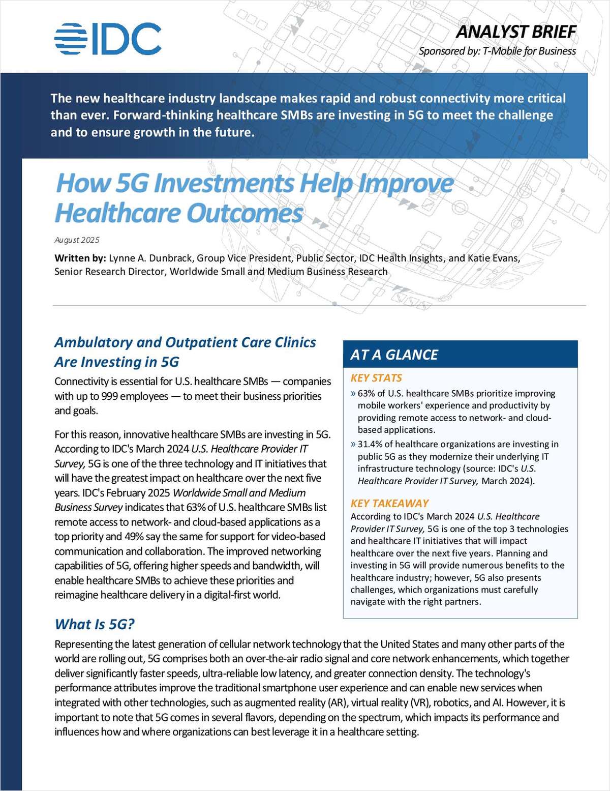 How 5G Investments Help Improve Healthcare Outcomes