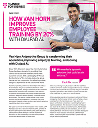 How Van Horn Improved Employee Training by 20% with Dialpad AI
