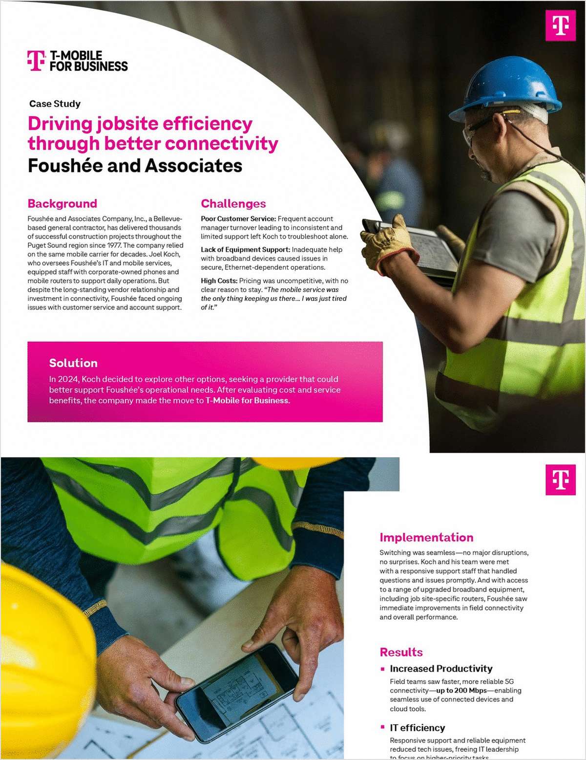 Driving jobsite efficiency through better connectivity: Foushee and Associates