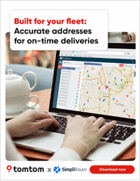 Built for your fleet: Accurate ETAs from TomTom for on-time deliveries with SimpliRoute