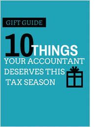 Gift Guide - 10 Things Your Accountant Deserves This Tax Season