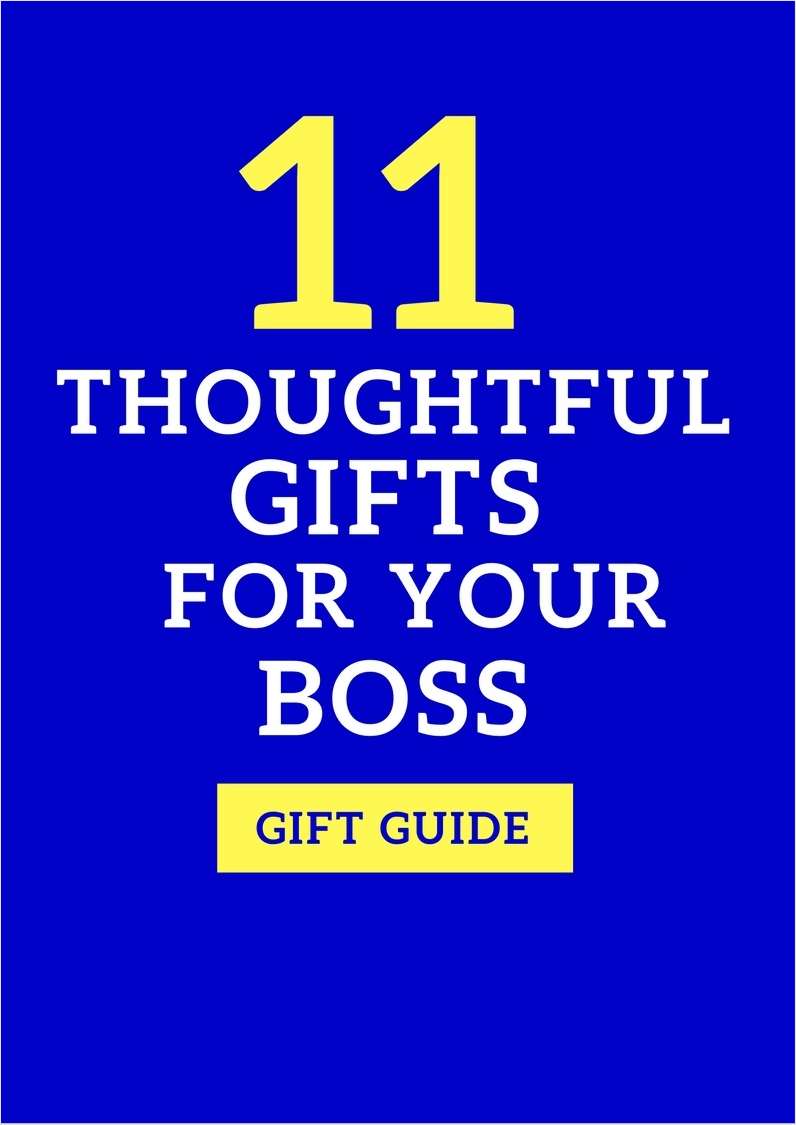 11 Thoughtful Gifts For Your Boss - Gift Guide