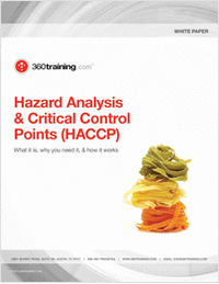 Hazard Analysis & Critical Control Points (HACCP)