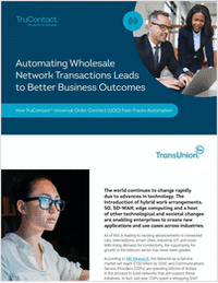 Automating Wholesale Network Transactions Leads to Better Business Outcomes