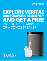 Explore Veritas Ransomware Resiliency and Get a Free Pair of Apple AirPods or a Sonos Speaker