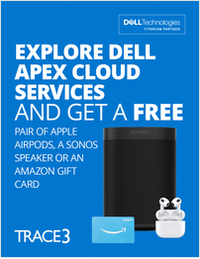Explore Dell APEX Cloud Services and Get a Free Pair of Apple AirPods, a Sonos Speaker or an Amazon Gift Card
