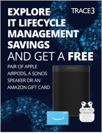 Explore IT Lifecycle Management Savings and Get a Free Pair of Apple AirPods, a Sonos Speaker or an Amazon Gift Card