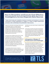 How to Streamline and Execute Cost-Effective Investigations Across Disparate Data Sources