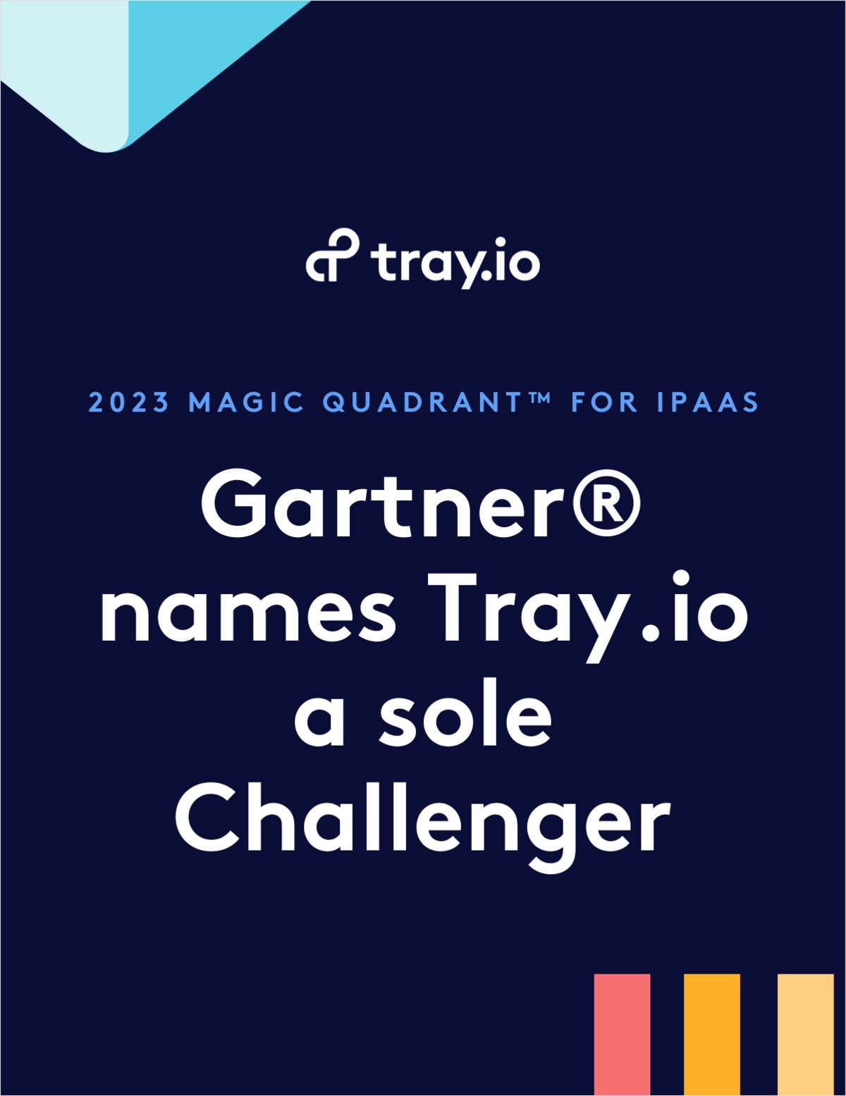 Tray.io named a sole challenger in the 2023 Gartner® Magic Quadrant™ for iPaaS