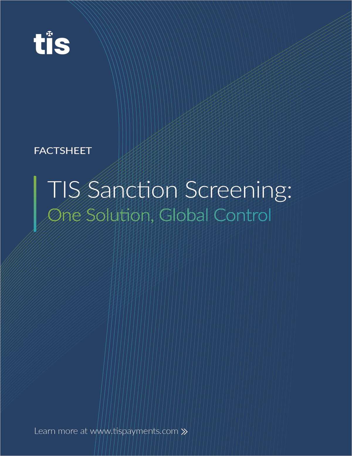 Sanction Screening: One Solution, Global Control
