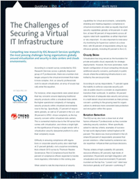 The Challenges of Securing a Virtual IT Infrastructure