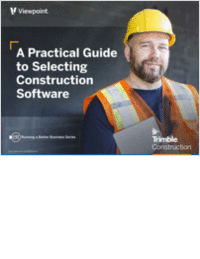 Download the Practical Guide to Selecting Construction Software
