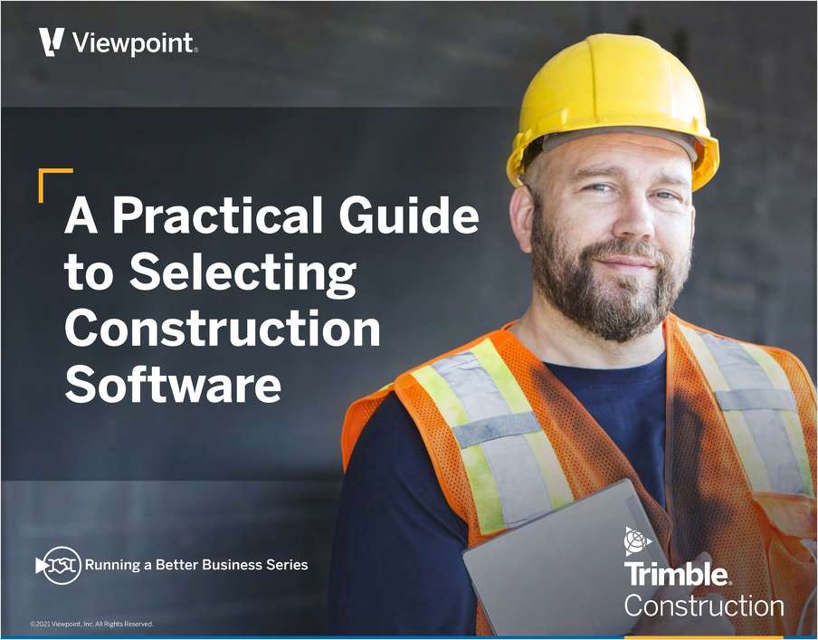 Download the Practical Guide to Selecting Construction Software Free Guide