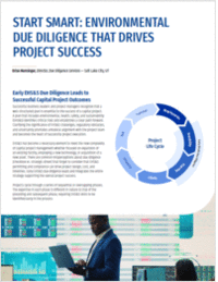 Start Smart: Environmental Due Diligence That Drives Project Success