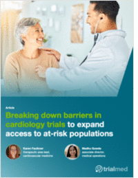 Breaking down barriers in cardiology trials to expand access to at-risk populations