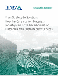Unlocking A Sustainable Future: A Blueprint for Decarbonization in the Construction Materials Industry