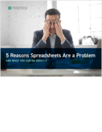 5 Reasons Spreadsheets Are a Problem