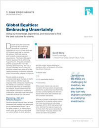 Global Equities: Embracing Uncertainty