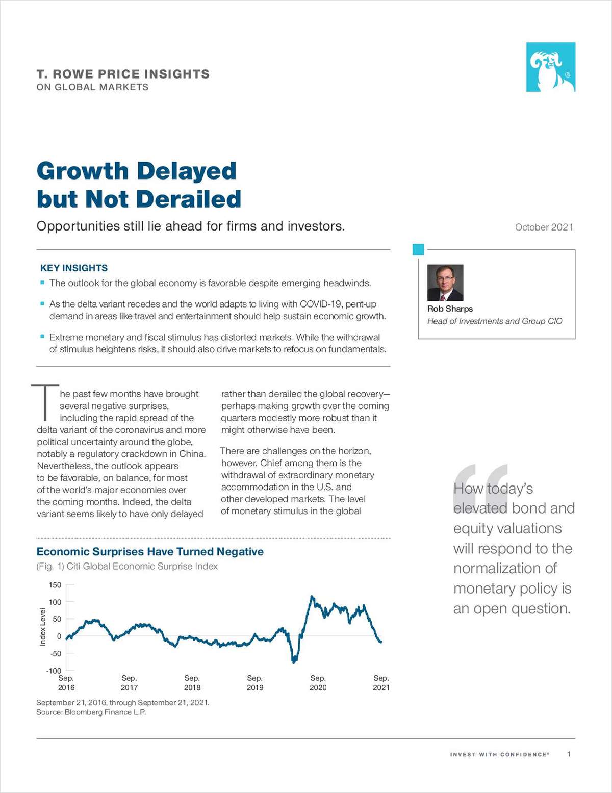 Growth Delayed but Not Derailed