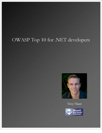OWASP Top 10 for .NET Developers