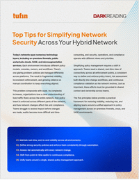 Top Tips to Simplify Network Security Across Your Hybrid Network