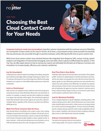 Top Tips: Choosing the Best Cloud Contact Center for Your Needs