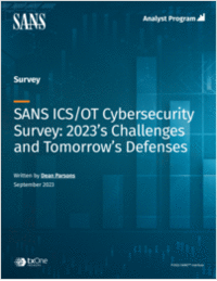 SANS ICS/OT Cybersecurity Survey: 2023's Challenges and Tomorrow's Defenses