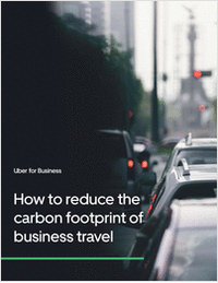 How to reduce the carbon footprint of business travel