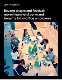 How Uber for Business can help you rethink in-office perks