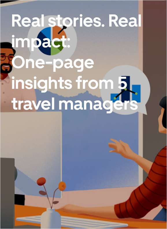 Real stories. Real impact: One-page insights from 5 travel managers