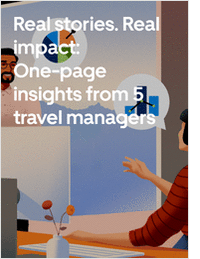 Real stories. Real impact: One-page insights from 5 travel managers