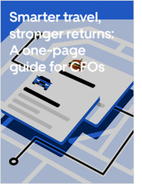 Smarter travel, stronger returns: A one-page guide for CFOs
