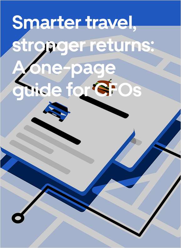 Smarter travel, stronger returns: A one-page guide for CFOs