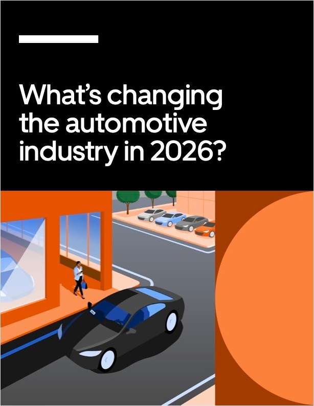 What's changing the automotive industry in 2026?