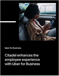 Citadel enhances the employee experience with Uber for Business