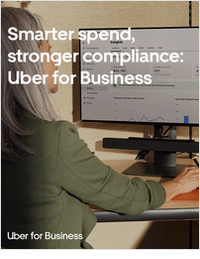 Smarter spend, stronger compliance: Uber for Business